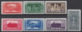 1929 Italy. SG.260-6  The 14th Centenary of Abbey of Monte-Casino. set 7 values M/M