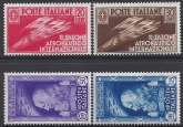 1935 Italy.  SG.458-61 International Aeronautical Exhibition. set 4 values M/M