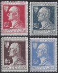 1927 Italy  SG.208-11  Centenary of Volta's Death. set 4 values M/M