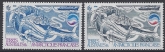 1985 French Antarctic - SG.200-1  Biomass  set 2 values   U/M (MNH)