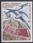 1991 French Antarctic. SG.273  AIR - Wandering Albertrosses and Argos Satellite.   U/M (MNH)