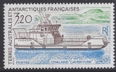 1991 French Antarctic. SG.275 L'Adventure  (landing craft).   U/M (MNH)