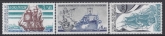 1988 French Antarctic - SG.237-9  Ships.  set 3 values .   U/M (MNH)