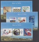 2016 New Zealand. 2016 Best of New Zealand  mini sheets. set 3 u/m (MNH)