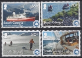 2016 South Georgia SG.667-70   Int. Association of Antarctic Tour Operators. (IAATO) set 4 values U/M (MNH)