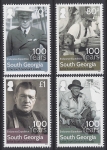 2016 South Georgia SG.671-4  Shackleton 100 years. set 4 values U/M (MNH)