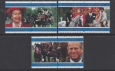 1998 South Georgia. SG.270-5  Golden Wedding of Queen Elizabeth and Prince Philip. set 6 values U/M (MNH)