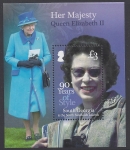 2016 South Georgia.  MS.666  90 years of Style. mini sheet U/M (MNH)