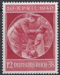 1940 Germany  SG.732 Hitler's 51st Birthday. U/M (MNH)