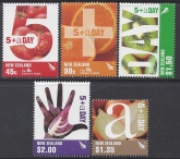 2006 New Zealand SG.2892-6 Childrens Health '5 A Day' set 5 values U/M (MNH)