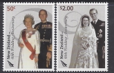 2007 New Zealand SG.2993-4 Diamond Wedding. set 2 values U/M (MNH)