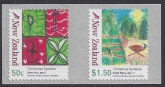 2007 New Zealand. SG.3001b-2b Christmas self Adh. 1 pairs (coil stamps) set 2 values U/M (MNH)