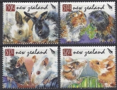 2008 New Zealand SG.3020-3 Chinese New Year (year of the rat) set 4 values U/M (MNH)