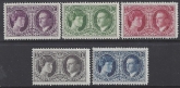 1927 Luxembourg.  SG261-65. International Philatelic Exhibition. set 5 values U/M (MNH)