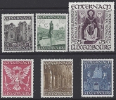 1947 Luxembourg. SG.492-7 Echternach Abbey Restoration Fund (2nd Issue). 6 values U/M (MNH)