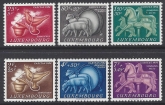 1954 Luxembourg. SG.580-5 National Welfare Fund. set 6 values U/M (MNH)