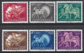 1954 Luxembourg. SG.580-5 National Welfare Fund. set 6 values U/M (MNH)