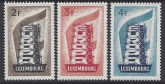 1956 Luxembourg. SG.609-11  Europa set 3 values U/M (MNH)