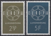 1959 Luxembourg SG.659-600 Europa set 2 values U/M (MNH)