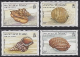 1989 Ascension Island. SG.506-9  Sea Shells.  set 4 U/M (MNH)