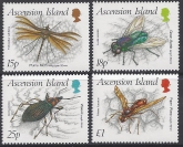 1989 Ascension Island. SG.483-6  Insects (3rd series) set 4 U/M (MNH)