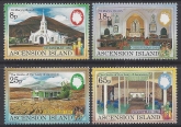 1991 Ascension Island. SG.550-3 Christmas  ( Churches) set 4 values U/M (MNH)