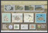 2000 Ascension Island. MS.799 Turtle Project on Ascension. mini sheet.  U/M (MNH)