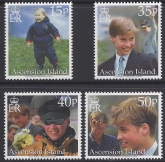 2000 Ascension Island SG.801-4  18th Birthday of Prince William. set 4 values U/M (MNH)
