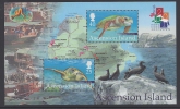 2001 Ascension Island.  MS.814  Hong Kong 2001 Stamp Exhibition. mini sheet U/M (MNH)