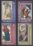 2002 Ascension Island. SG.863-6 Christmas Religious Paintings. set 4 values U/M (MNH)