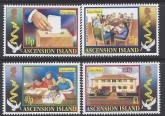 2003 Ascension Island. SG.885-8 Christmas. First Anniv. of Democracy on Ascension. set 4 values U/M (MNH)
