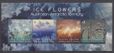 2016 Australian Antarctic.  MS.268  Ice Flowers. mini sheet U/M (MNH)