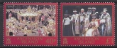 2003 Ascension Island. SG.872-3  50th Anniversary of Coronation. set 2 values U/M (MNH)