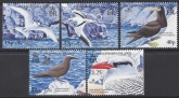 2005 Ascension Island. SG.921-5  Birdlife International (3rd series). The Seabirds Return. set 5 values U/M (MNH)