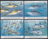 2005 Ascension Island. SG.927-30  Sport Fishing. (2nd Series) Tuna. set 4 values U/M (MNH)