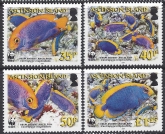 2007 Ascension Island. SG.962-5 Endangered Species. Angelfish. set 4 values U/M (MNH)