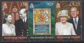 2007 Ascension Island. SG.976-8 Diamond Wedding of Queen Elizabeth II & Duke of Edinburgh. set 3 values U/M (MNH)