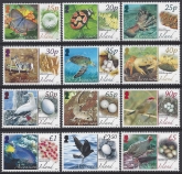 2008 Ascension Island. SG.987-98 Fauna & Their Eggs. set 12 values U/M (MNH)