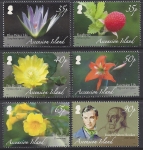 2009 Ascension Island. SG.1042-7 Introduced Plants. set 6 values U/M (MNH)