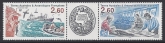 1998 French Antarctic. SG.380-1 Fisheries Control set 2 values U/M (MNH)