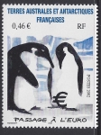 2002 French Antarctic. SG.495 Introduction of the Euro. U/M (MNH)