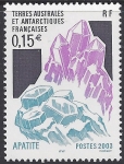 2003 French Antarctic. SG.496  Apatite.  U/M (MNH)