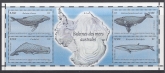 2011 French Antarctic.  MS.639  Baleen Whales.  mini sheet U/M (MNH)