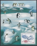 2013 French Antarctic.  MS.706 Art of The Engraver - Penguins. mini sheet U/M (MNH)