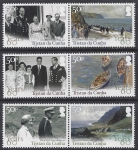 2017 Tistan Da Cunha SG.1192-7  60th Anniversary of Vist by Duke of Edinburgh. set 6 values U/M (MNH)