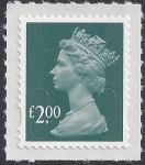 U2914  £2.00 deep blue green 'MAIL'   DLR  U/M (MNH)