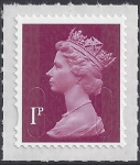 U2920  1p deep crimson 'M15L'   DLR  U/M (MNH)