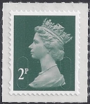 U2921 2p deep green 'M12L '   DLR U/M (MNH)
