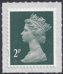 U2921 2p deep green 'M16L '   DLR U/M (MNH)