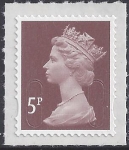 U2922  5p dull red brown  'M16L'   DLR  U/M (MNH)